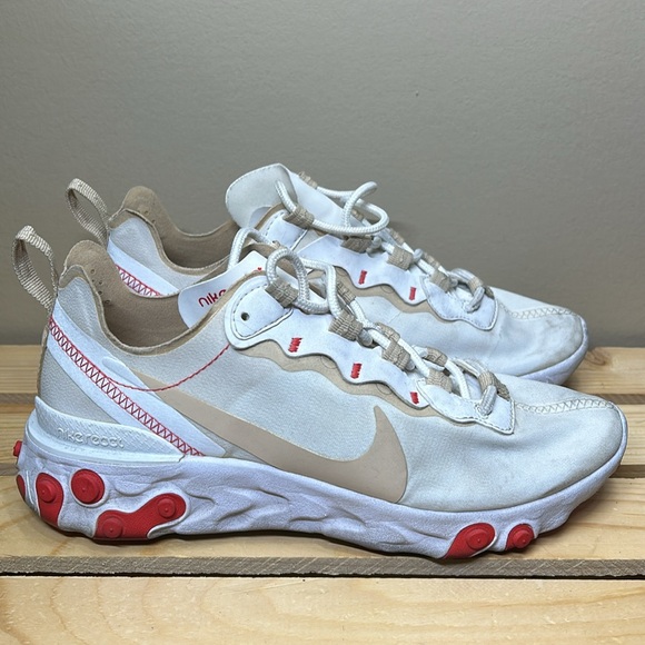 Nike React Element/WHT Size 6 Women’s - Picture 3 of 5